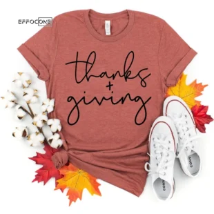 Thanksgiving Thankful Fall T-Shirt