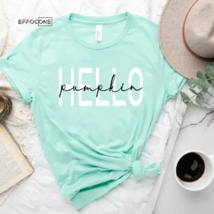 Hello Pumpkin Ladies Fall T-Shirt