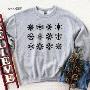 Snowflake Winter Christmas T-shirt