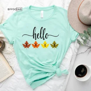 Hello Fall Thanksgiving T-Shirt