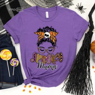 Spooky Mama Halloween T-Shirt