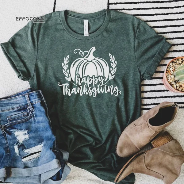 Happy Thanksgiving Pumpkin T-Shirt