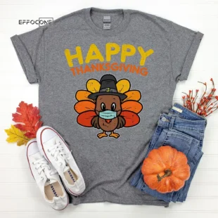 Happy Thanksgiving Mask T-shirt