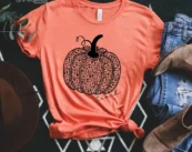 Cute Fall Teacher, Leopard Pumpkin Teaching Tshirt