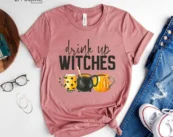 Drink Up Witches Funny Halloween T-Shirt