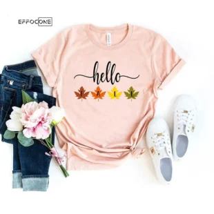 Hello Fall Thanksgiving T-Shirt