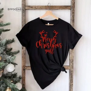 Merry Christmas Y'all Family T-shirt