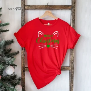 Meowy Christmas T-Shirt