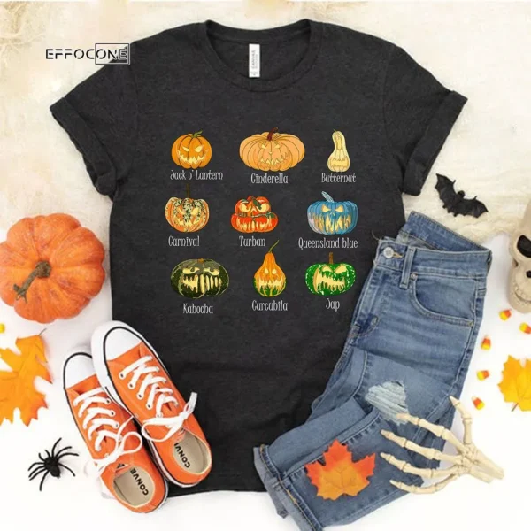 Varieties Pumpkin Patch Farm T-Shirt
