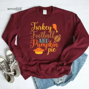 Turkey Football and pumpkin pie T-shirt