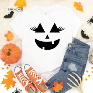 Girl Pumpkin Halloween T-Shirt