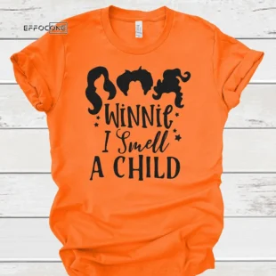 Winnie I Smell A Child Halloween T-Shirt