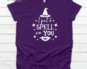 I Put A Spell On You Lips Halloween Witch T-shirt