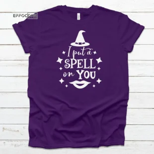 I Put A Spell On You Lips Halloween Witch T-shirt