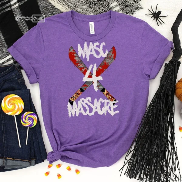 Mask 4 Masacre Halloween T-Shirt