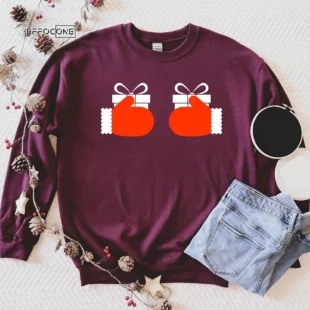 Christmas Boobs Santa Hands T-Shirt