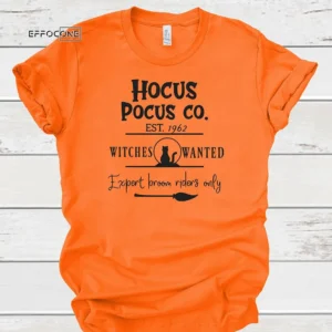 Hocus Pocus Co. Halloween T-shirt
