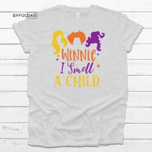 Winnie I Smell A Child Halloween T-Shirt