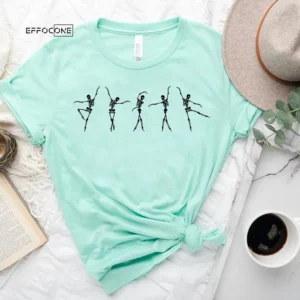 Ballet Skeleton Dancing Happy T-Shirt