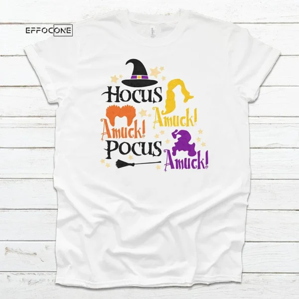 Hocus Pocus Amuck Halloween T-Shirt