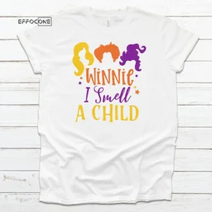 Winnie I Smell A Child Halloween T-Shirt