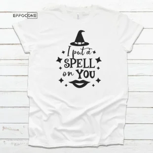 I Put A Spell On You Lips Halloween Witch T-shirt