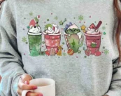 Grinch Whoville Latte Drink Cup