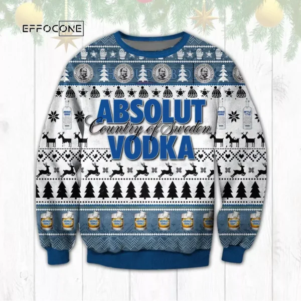 Absolut Vodka Ugly Christmas Sweater