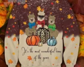 Alpaca Thanksgiving Ugly Christmas Sweater