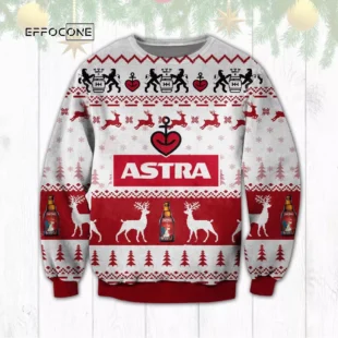 Astra Beer Ugly Christmas Sweater