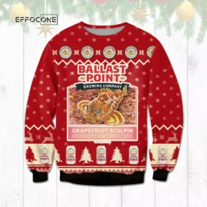 Ballast Point Ugly Christmas Sweater Red