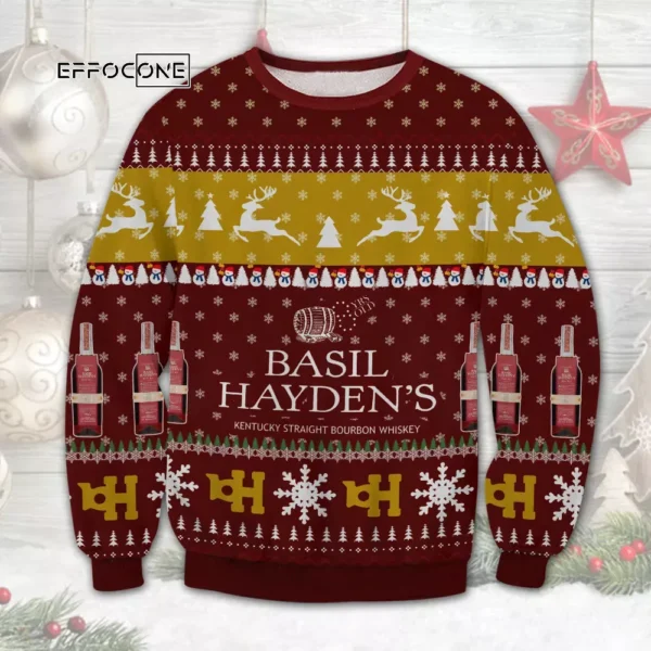 Basil Hayden Ugly Christmas Sweater