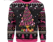 Breast Cancer Awareness Ugly Christmas Sweater