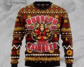 Buffed Rudolph The Red Ugly Christmas Sweater