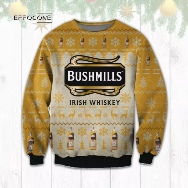 Bushmills Irish Whiskey Ugly Christmas Sweater