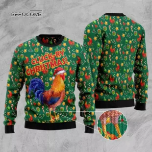 Cluck-ry Christmas Ugly Christmas Sweater