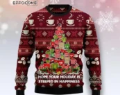 Coffee Christmas Tree Ugly Christmas Sweater