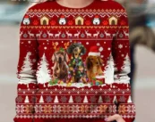 Dachshund Merry Woofmas Sweater Ugly Christmas Sweater