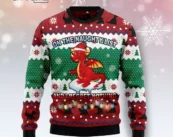 Dragon Christmas List Ugly Christmas Sweater
