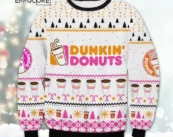 Dunkin Donuts Ugly Christmas Sweater