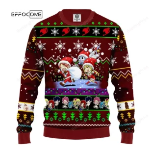 Fairy Tail Anime Ugly Christmas Sweater