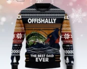 Fishing Retro Vintage Ugly Christmas Sweater