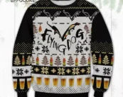 Flying Dog Ugly Christmas Sweater