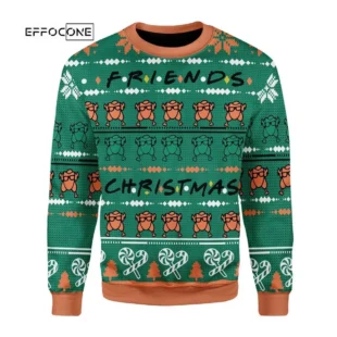 Friends Turkey Ugly Christmas Sweater