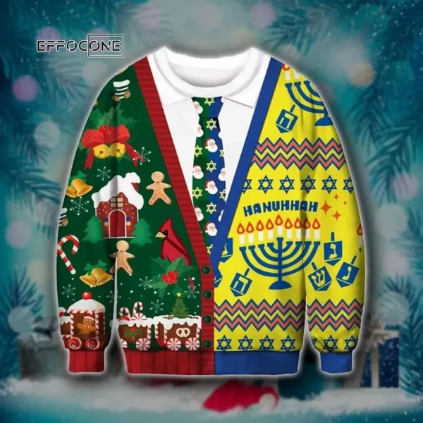 Hanuhhah Ugly Christmas Sweater