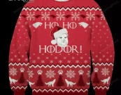 Ho Ho Hodor Ugly Christmas Sweater