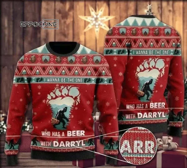 I Wanna Be The One Who Has A Beer Ugly Christmas Sweater