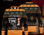 Its the Most Wonderful Time Wild Turkey Ugly Christmas Sweater