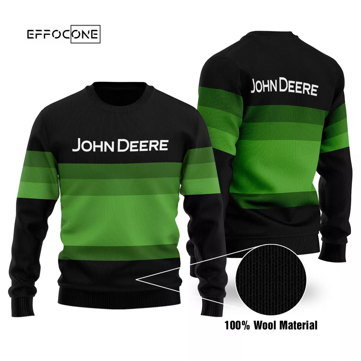 John Deere Limited Woolen Ugly Christmas Sweater