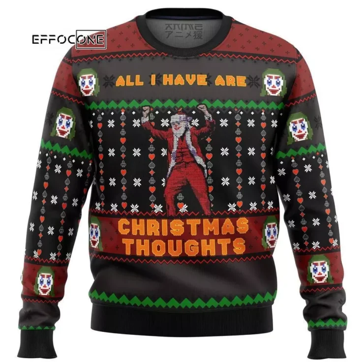 Joker Santa Ugly Christmas Sweater
